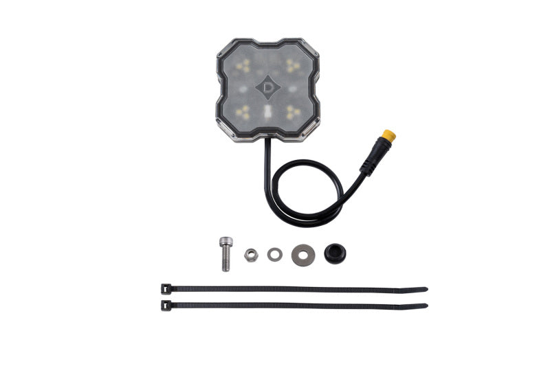 Diode Dynamics Rock Light - Red/White - M8 (single) - DD8743