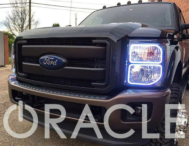 Oracle 11-16 Ford F250/350 LED HL - White SEE WARRANTY - 8158-001