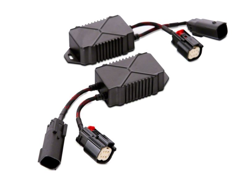 Raxiom 18-23 Jeep Wrangler JL Axial Series 9-In LED Headlights- Blk Housing (Clear Lens) - J164371