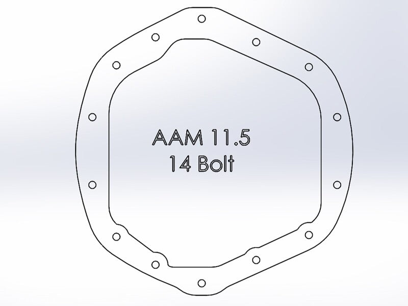 aFe Power Front/Rear Diff Cover Kit w/ Oil 13-18 Dodge L6 Trucks (AAM 9.25-12 & AAM 11.5/12-14) - 46-7701AB
