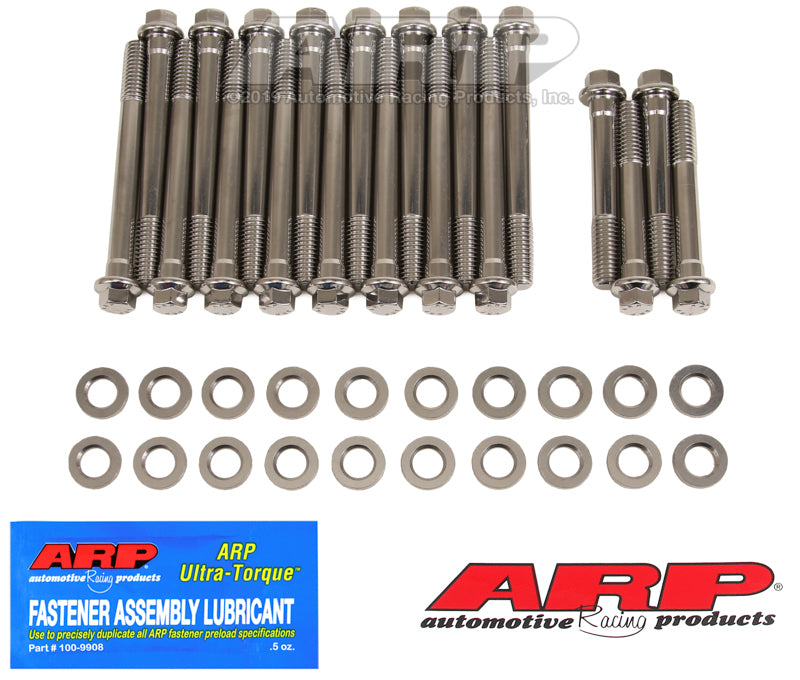 ARP Oldsmobile 350-455 7/16in SS Hex Head Bolt Kit - 480-3600