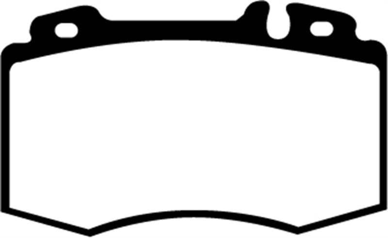 EBC 00-01 Mercedes-Benz M-Class (ML) ML430 4.3 Greenstuff Front Brake Pads - DP61363