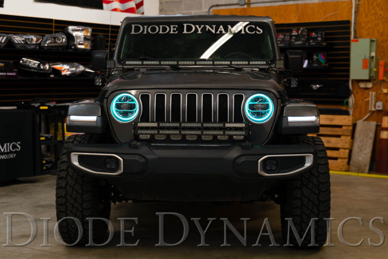 Diode Dynamics 18-21 Jeep JL Wrangler/Gladiator RGBW HD LED Halos - DD2290