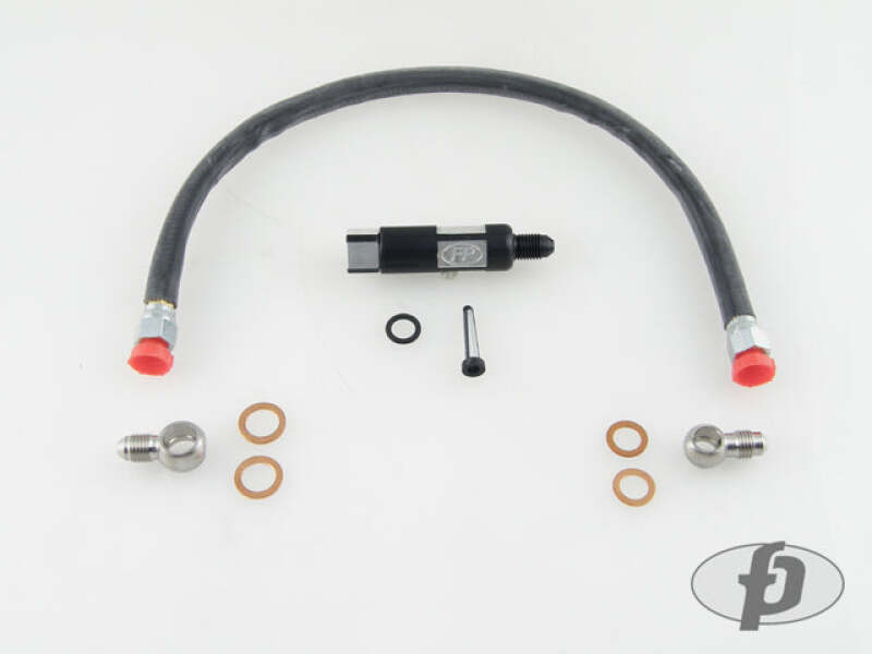 Forced Performance Mitsubishi Evo X Oil Supply Line w/Inline Filter Journal Bearing - 3055070 by Forced Performance
