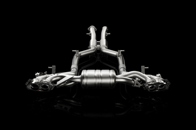 Akrapovic 10-14 AMG SLS Coupe/Roadster Evolution Line Cat Back (Titanium) w/ Carbon Tips - S-MESLSAMG/1