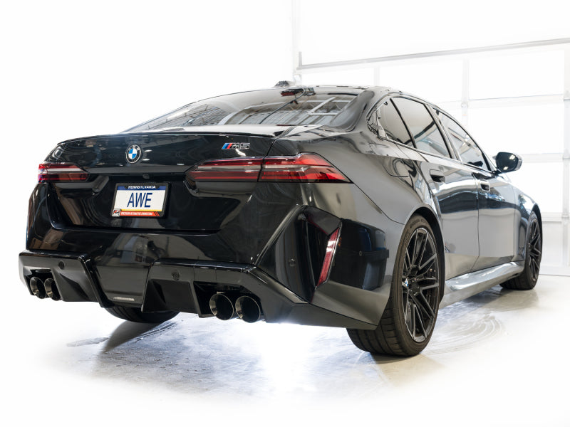 AWE BMW G90/G99 M5 Touring Edition Catback Exhaust - Diamond Black Tips - 3015-43790