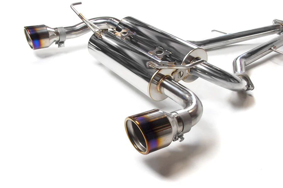Invidia 09+ 370Z Gemini Rolled Titanium Tip Cat-back Exhaust - HS09N7ZGID