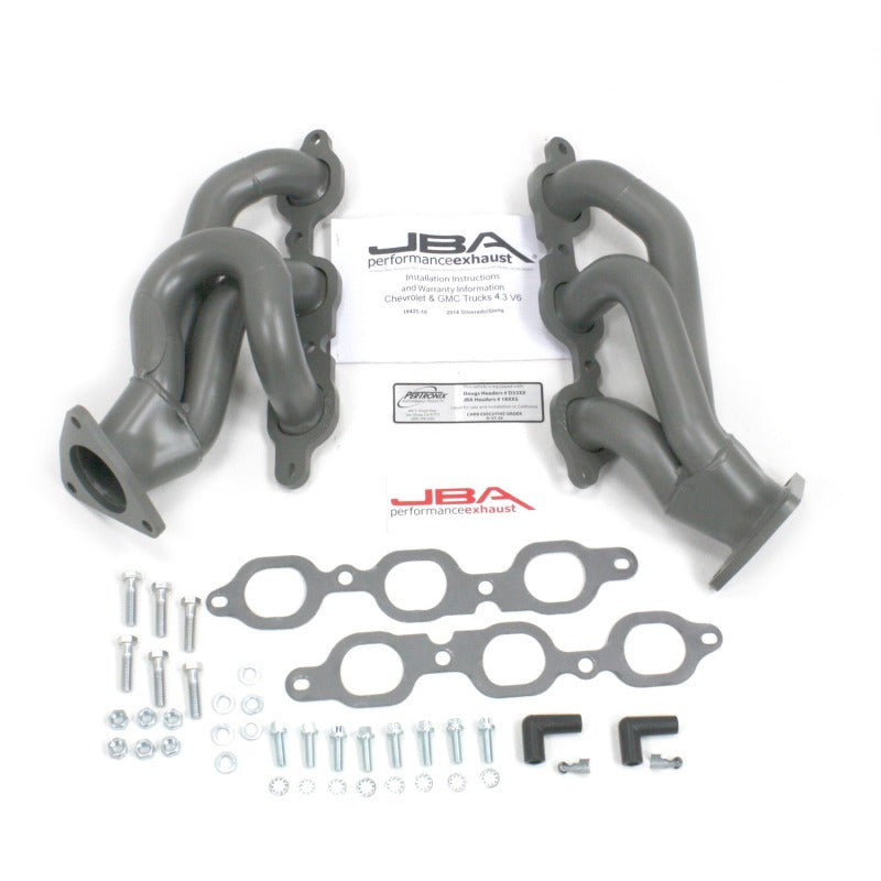 JBA 14-20 GM Truck 4.3L V6 1-5/8in Primary Ti Ctd Cat4Ward Header - 1842S-10JT