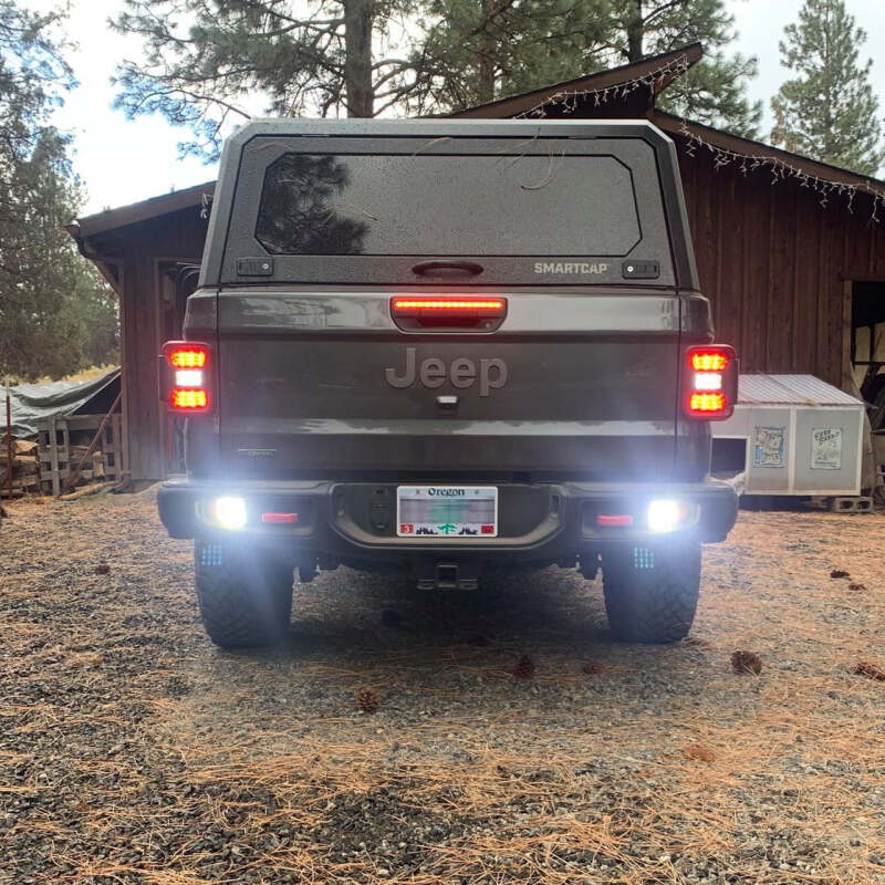 Oracle Jeep Gladiator JT Rear Bumper LED Reverse Lights w/ Plug & Play Harness - 6000K SEE WARRANTY - 5881-504