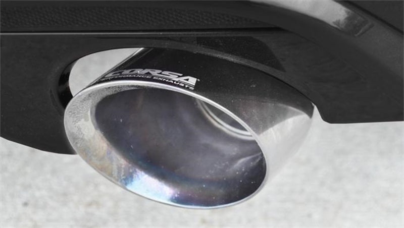 Corsa 2015-2017 Ford Mustang GT Convertible 5.0L V8 Polished Sport Cat-Back Dual Rear Exit - 14341