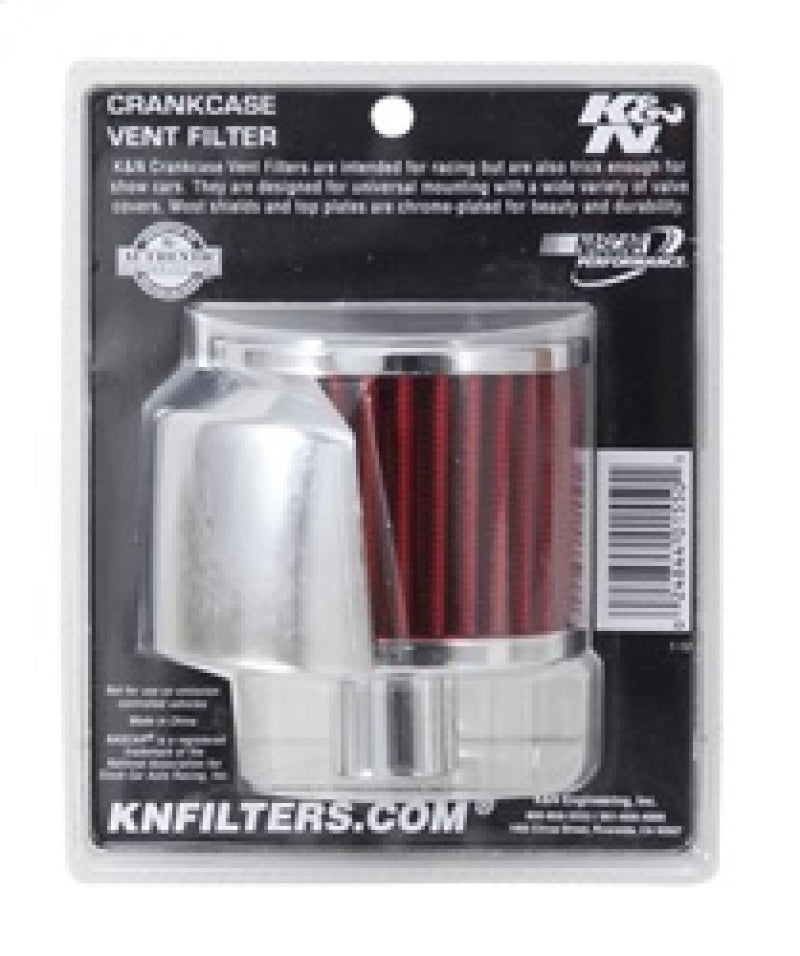 K&amp;N 1.00in Flange ID x 3in OD x 2.5in Height Vent Filter - 62-1520
