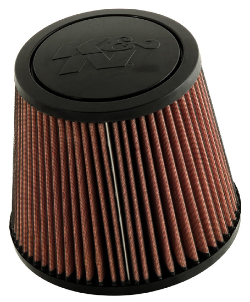 K&N Universal Rubber Filter-Round Tprd 4.875in Flange ID x 9in Base OD x 6.625in Top OD x 7.938in H - RU-5172 for 2008-2010 F