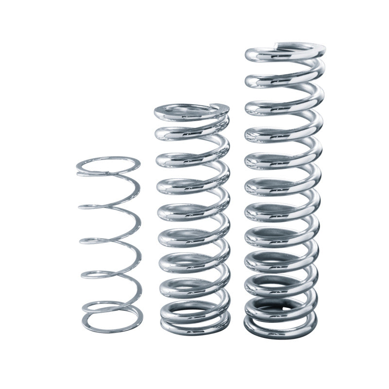 QA1 1-7/8in ID Spring - 10in Length x 115lbs/in - Chrome Plated - 10SM115
