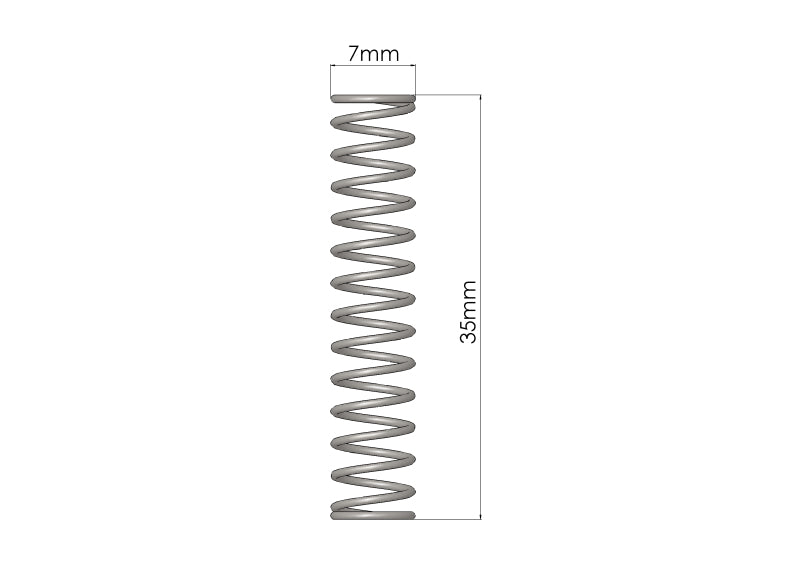 GFB Plunger Spring for DV Valve - 6119 by Go Fast Bits - angle view