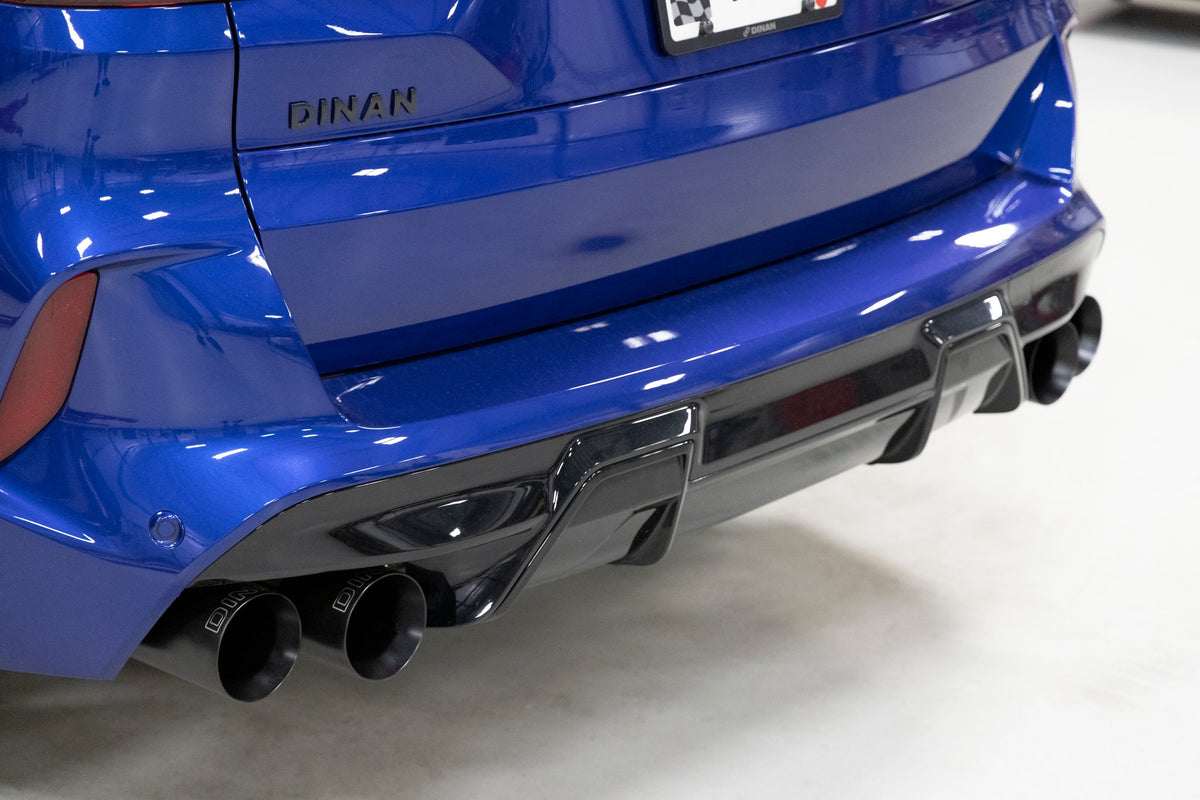 Dinan - Valved Axle-Back Exhaust - 2020-2026 BMW X5M/X6M - D660-0090-BLK