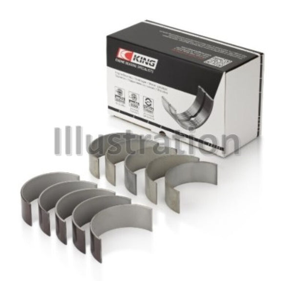 King Engine Bearings VW Axd/Bnz/Bpe Sputter (Size +0.50mm) Connecting Rod Bearing Set - CR524SP0.5 by King Engine Bearings - 