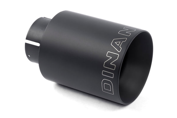 Dinan - Double-Walled 4" Clamp-On Exhaust Tip (Black Ceramic) - D663-0556-BOX
