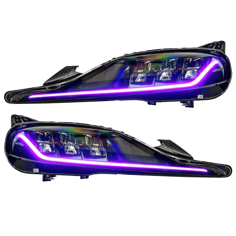 Oracle 20-21 Toyota Supra GR RGB+A Headlight DRL  Kit - ColorSHIFT w/ Simple Controller SEE WARRANTY - 1400-504