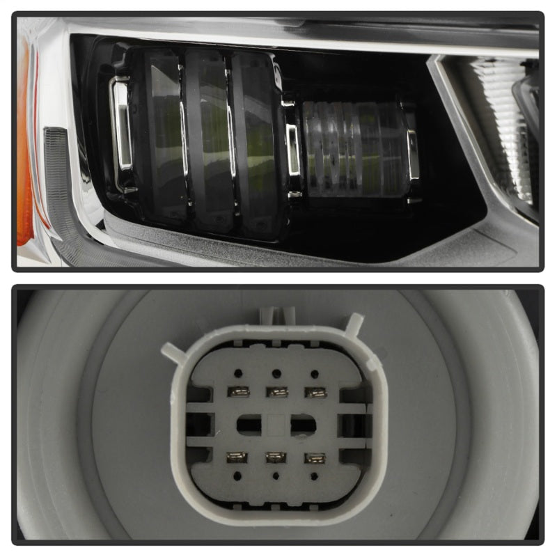 SPYDER 18-21 Chevy Traverse Full LED (Signal / Side Marker Halogen) Headlight - OE Right - 9956270