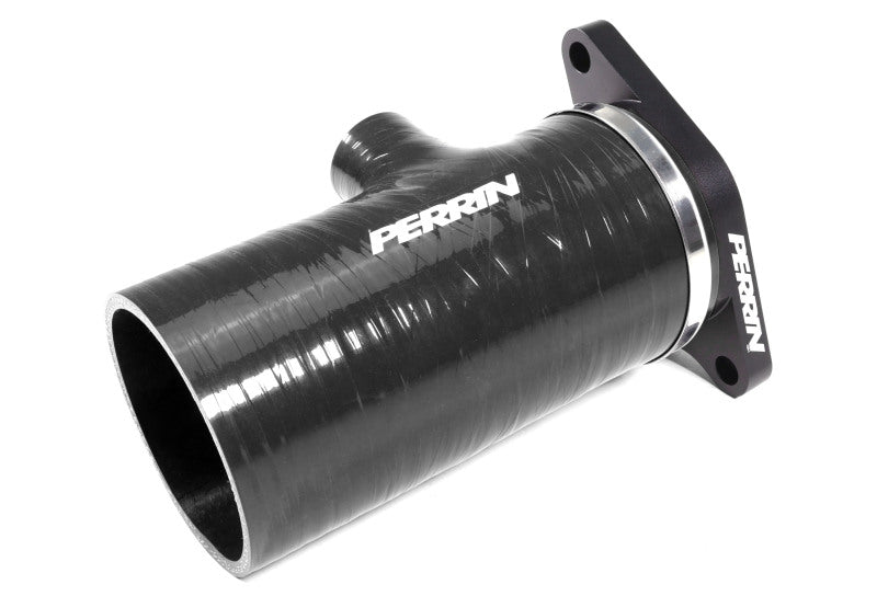 Perrin 22-25 Subaru WRX Short Type Turbo Inlet Hose  - Black - PSP-INT-428BK by Perrin Performance - rear view