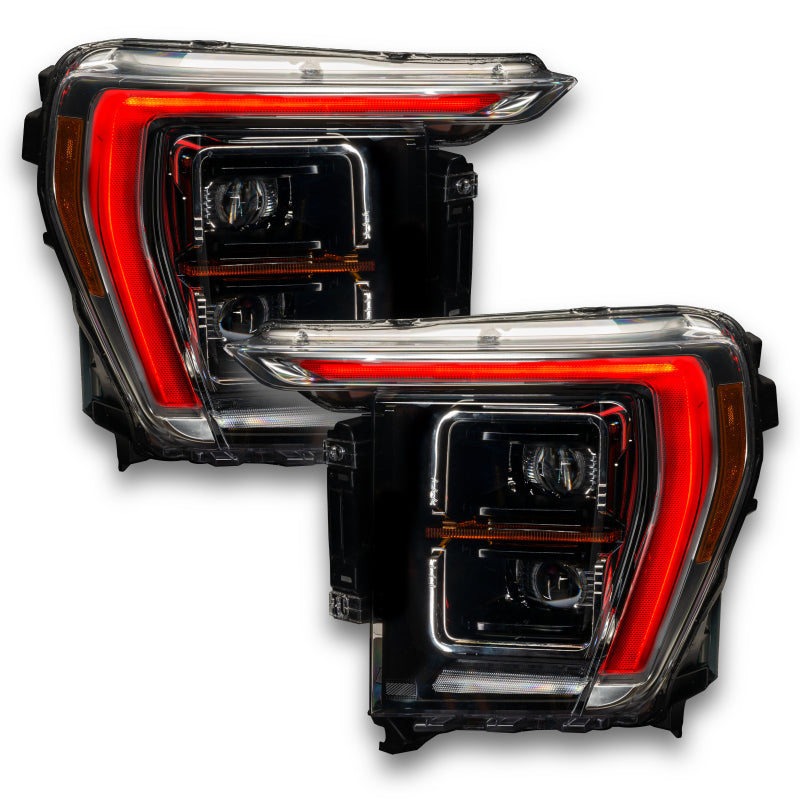 Oracle 21-23 Ford F-150 ColorSHIFT RGB+W Headlight DRL Upgrade Kit w/ Simple Controller SEE WARRANTY - 1460-504