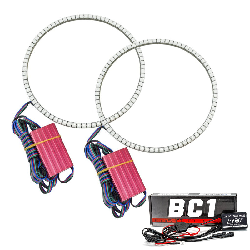 Oracle Jeep Wrangler JL/JT LED Surface Mount Headlight Halo Kit - w/ BC1 Controller SEE WARRANTY - 1214-335