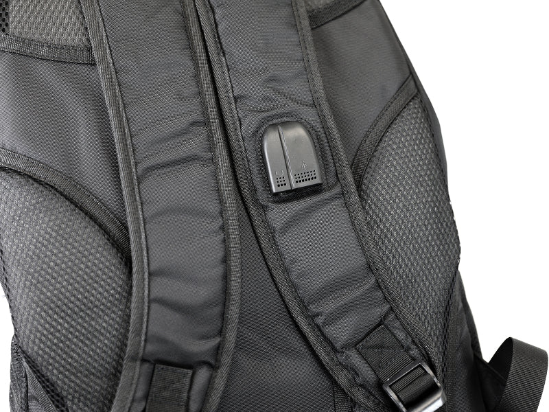 aFe Power Lightweight Tactical Backpack w/ USB Charging Port - Black - 40-33205-B