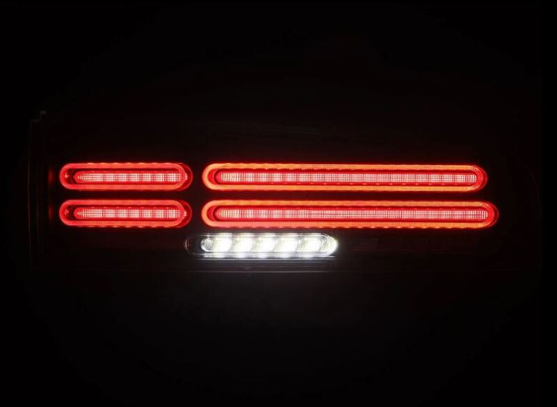 AlphaRex 23-25 Nissan Z Nova-Series Quad-Loop Style Prismatic LED Tail Lights - Black - 691012