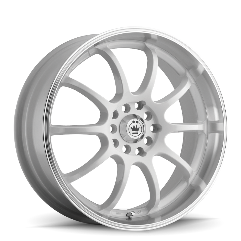 Konig Lightning 16x7 8x100/114.3 ET40 White/Machine Lip - LI67D0440W