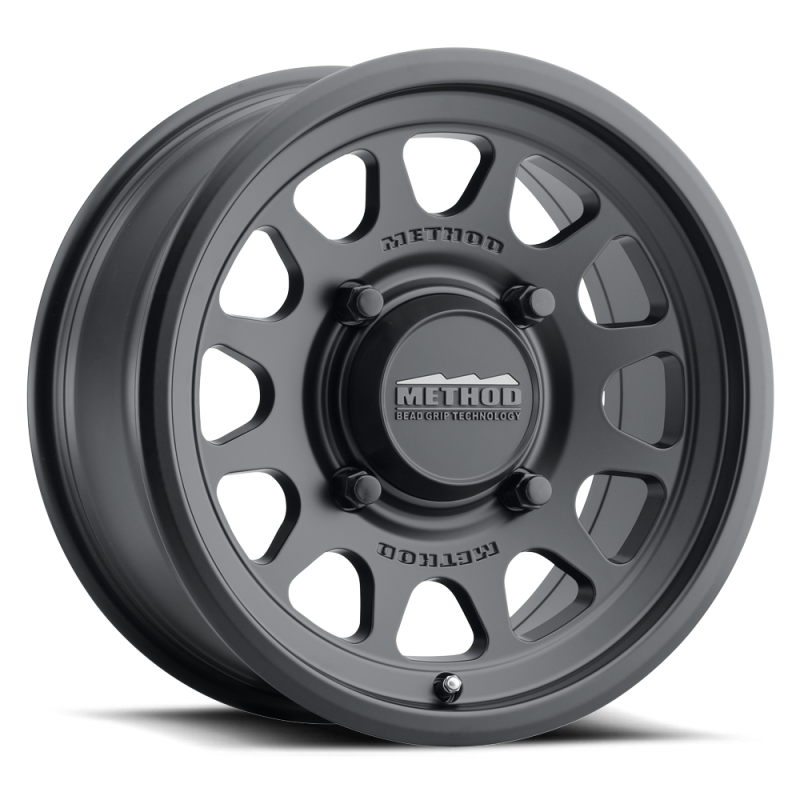 Method MR414 Bead Grip 15x10 / 6+4/25mm Offset / 4x156 / 132mm CB Matte Black Wheel - MR41451046564