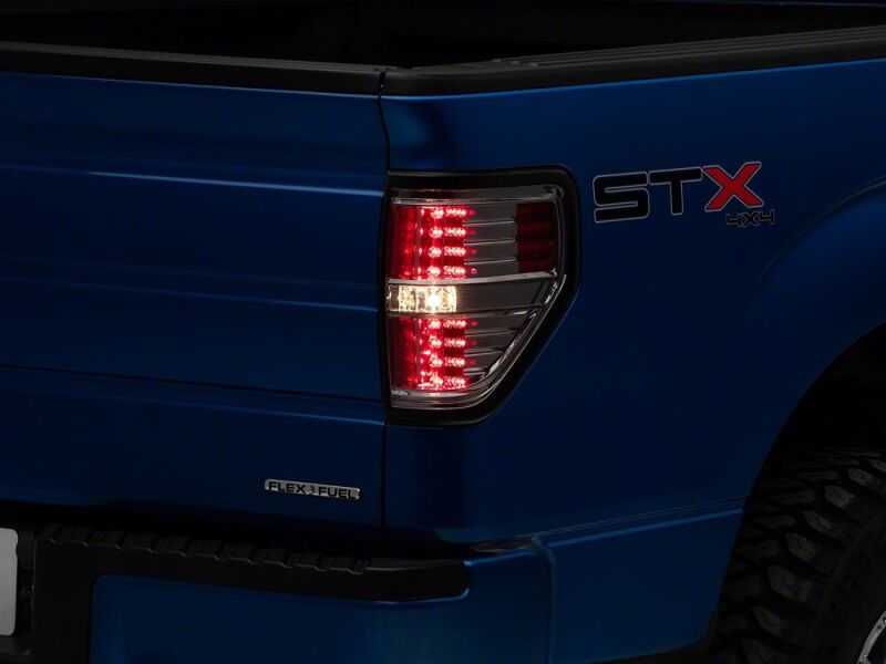 Raxiom 09-14 Ford F-150 Styleside LED Tail Lights- Black Housing- Smoked Lens - T542880 - close-up view 8