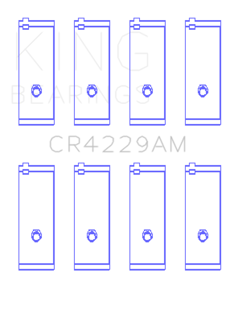 King Toyota 1E/2E (1.3L) (Size STD) Performance Rod Bearing Set - CR4229AM
