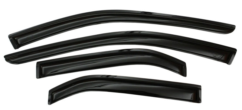 AVS 02-05 Suzuki Aerio Ventvisor Outside Mount Window Deflectors 4pc - Smoke - 94624