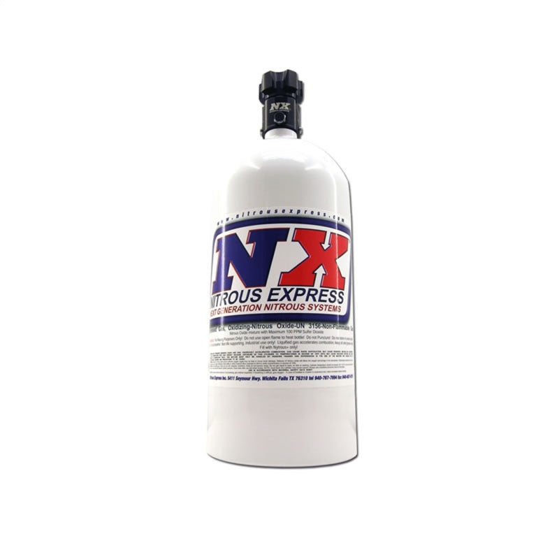 Nitrous Express 5lb Bottle w/Lightning 500 Valve (5.25 Dia x 17.64 Tall) - 11050