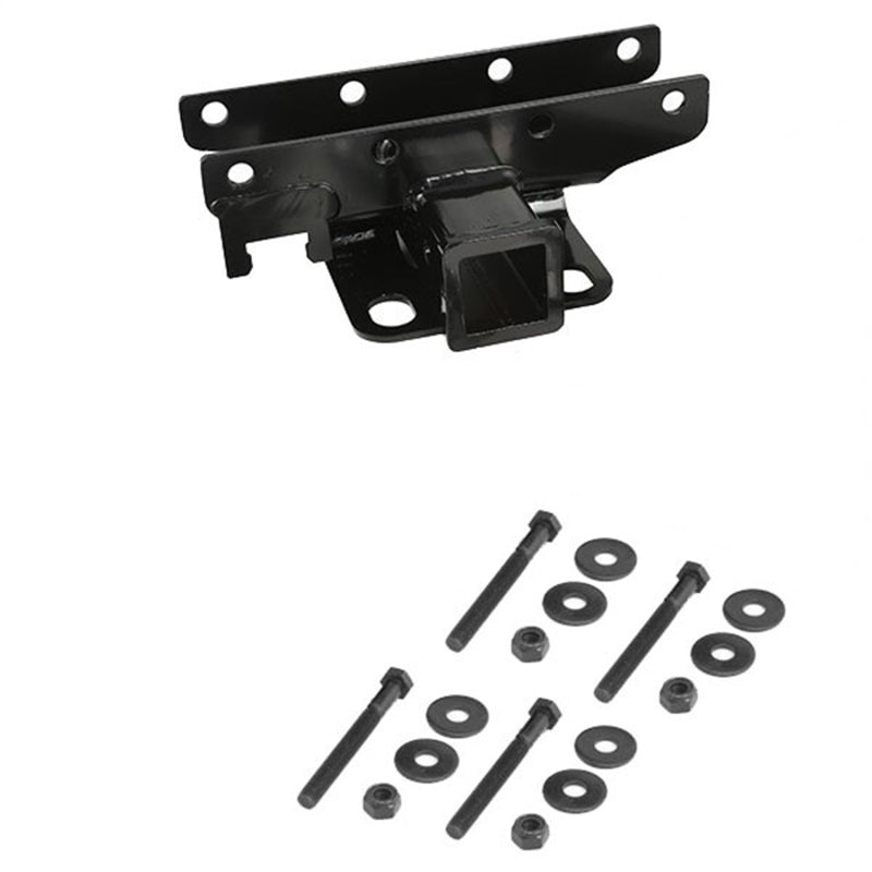 Rugged Ridge 2in Receiver Hitch 07-18 Jeep Wrangler JK - 11580.10 for 2007-2018 Jeep Wrangler - angle view