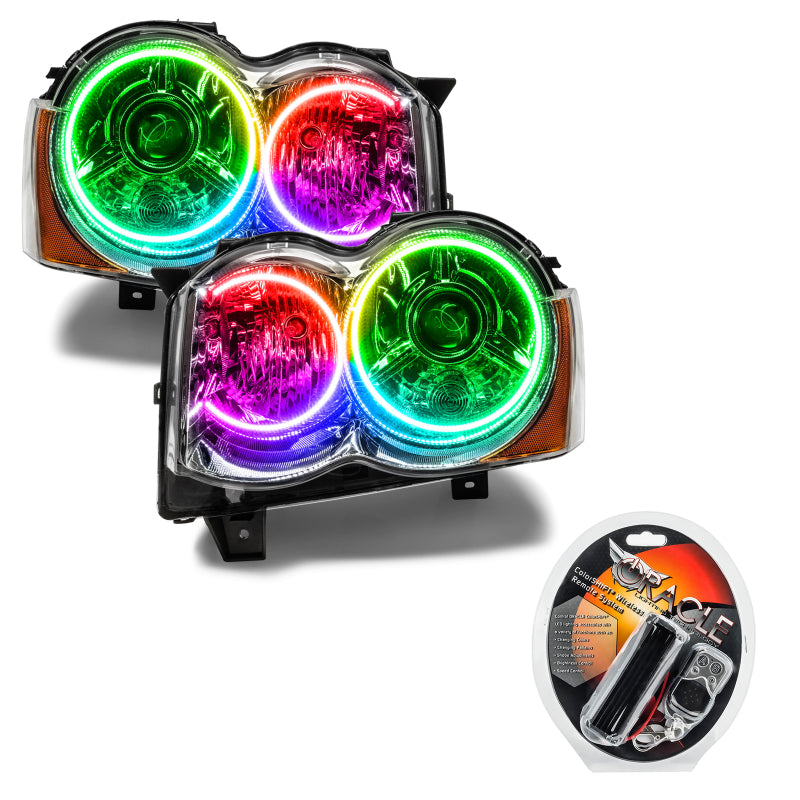 Oracle 08-10 Jeep Grand Cherokee SMD HL - HID - ColorSHIFT SEE WARRANTY - 7139-330