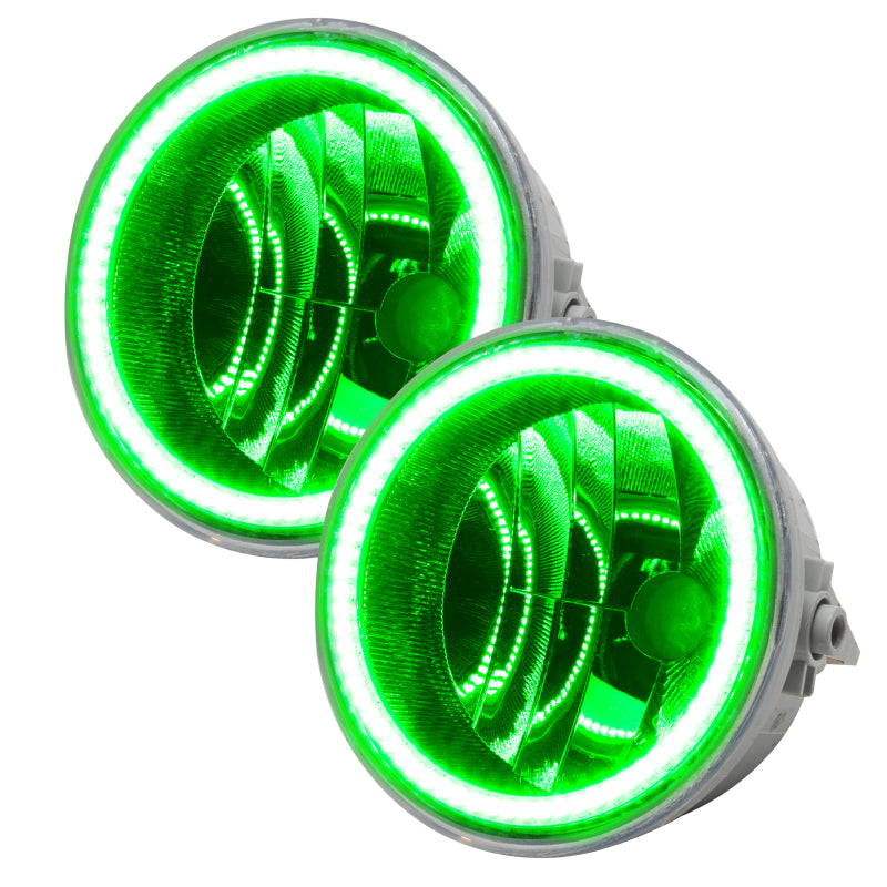 Oracle Lighting 06-10 Ford F-150 Pre-Assembled LED Halo Fog Lights -Green SEE WARRANTY - 7044-004