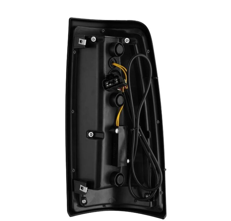 AlphaRex 99-06 Chevrolet Silverado Sierra LUXX-Series LED Tail Lights Alpha-Black - 620005