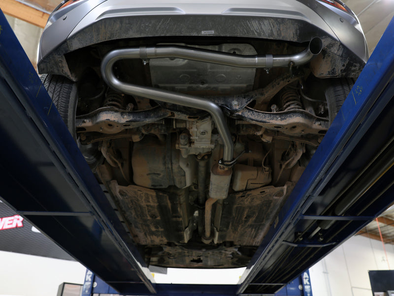 aFe Takeda 2-1/2in 304 SS Axle-Back Exhaust (No Muffler) 18-21 Hyundai Kona L4 1.6L (t) - 49-37017NM