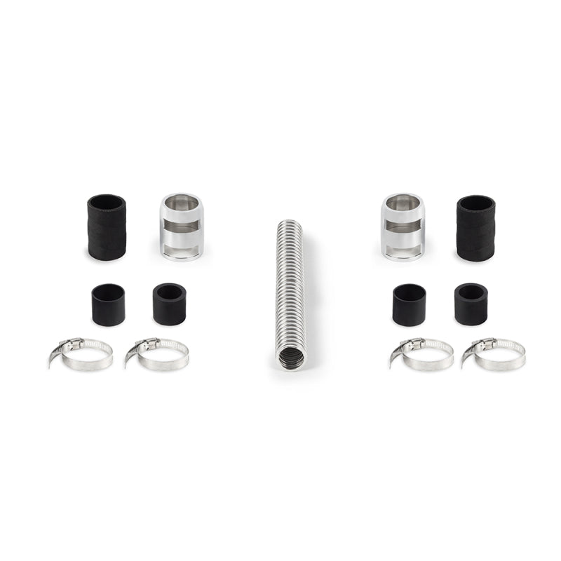 Mishimoto 12in Flexible Radiator Hose Kit Chrome - MMAH-U12C by Mishimoto - front view