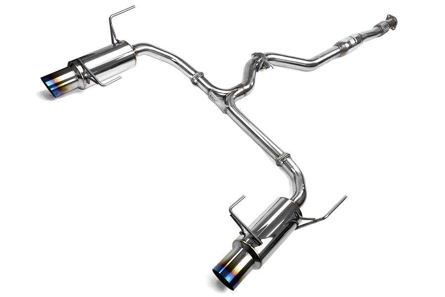 Invidia 10+ Legacy Dual N1 Single Layer Titanium Tipped Cat-back Exhaust - HS10SL1GTT