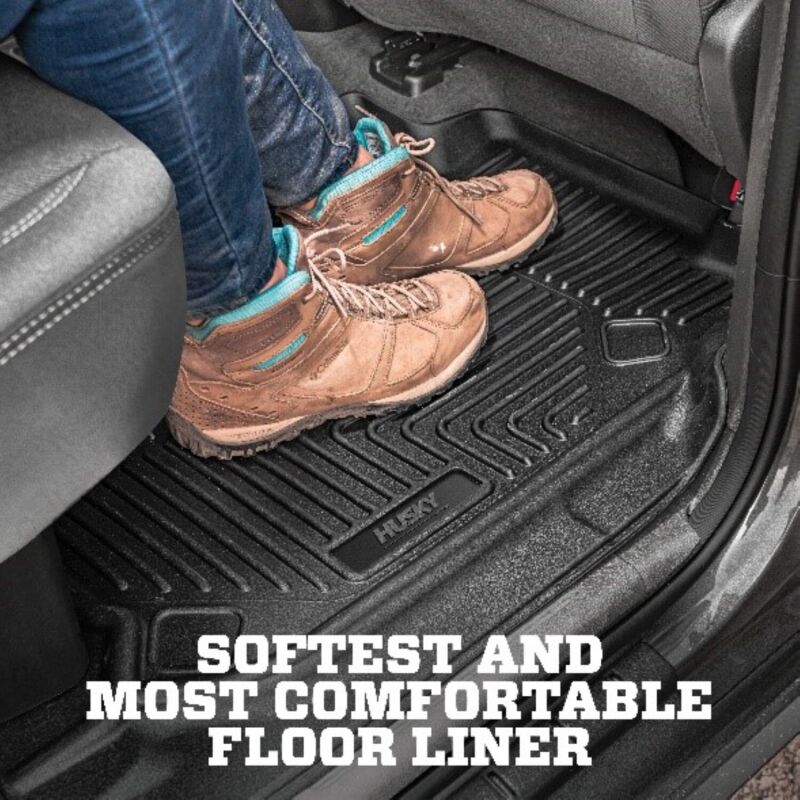 Husky Liners 18-26 Volkswagen Atlas X-Act Contour Black Floor Liners (3rd Seat) - 77641