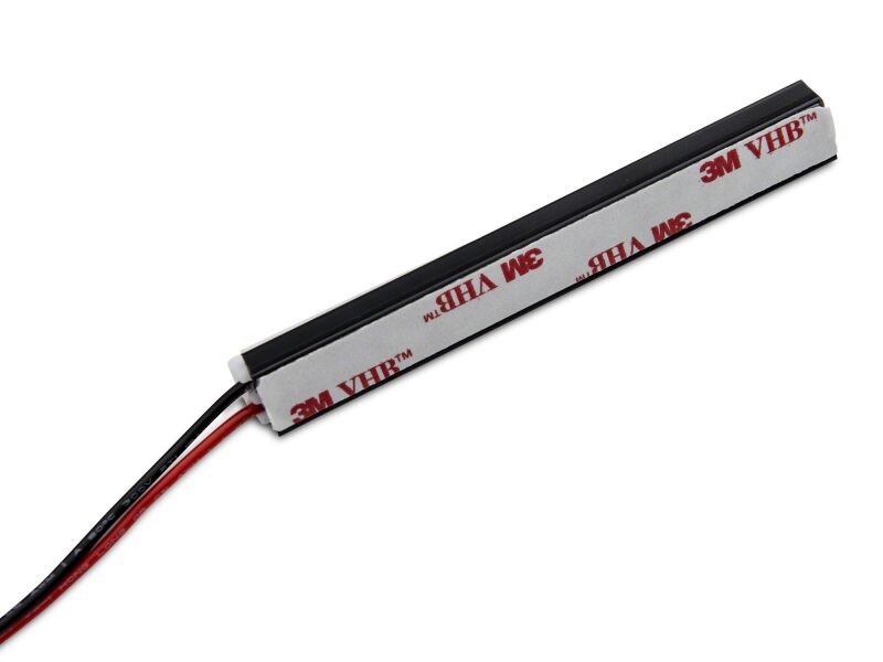 Raxiom 15-23 Ford Mustang LED Footwell Lighting Kit- Red - 393506 - side view
