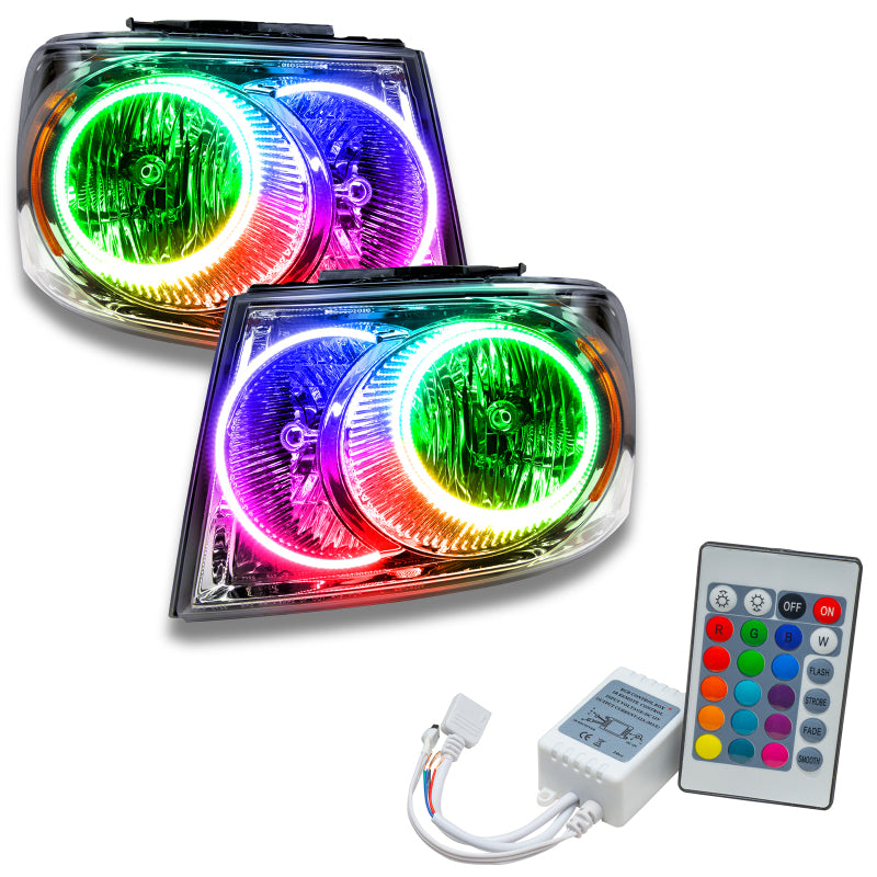 Oracle 07-09 Dodge Durango SMD HL - Chrome - ColorSHIFT w/ Simple Controller SEE WARRANTY - 7201-504