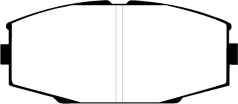 EBC 86-92 Toyota Supra 2.8 Yellowstuff Front Brake Pads - DP4610R