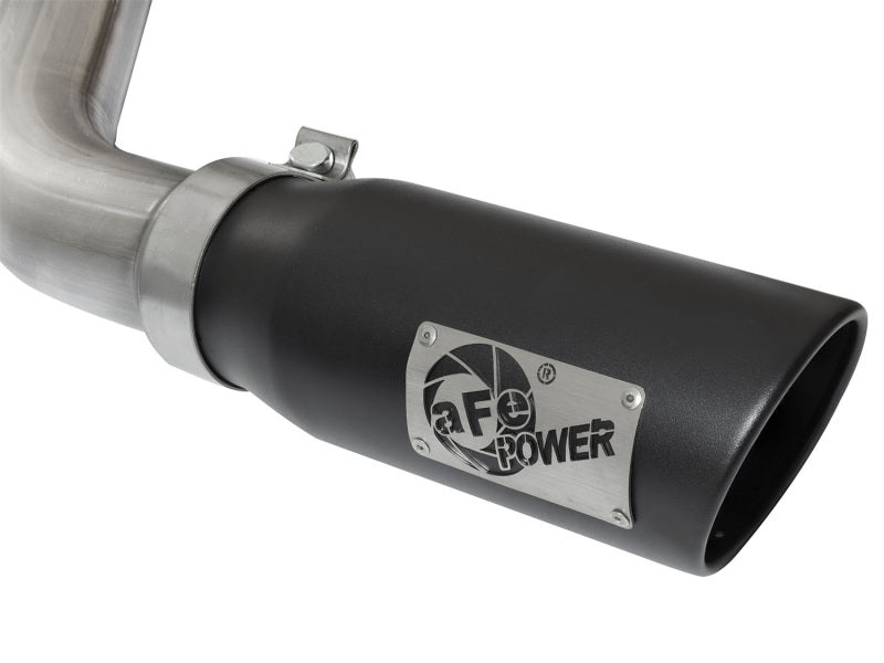 aFe MACH Force-Xp 3in CB SS Dual Exhaust w/Black Tips 09-16 GM Silverado/Sierra 4.3L/4.8L/5.3L - 49-44071-B