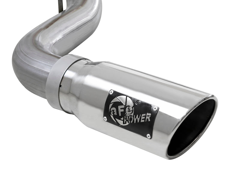 afe Apollo GT Series 2019 GM Silverado/Sierra 1500 4.3L/5.3L 409 SS CB Exhaust System w/Polished Tip - 49-44107-P