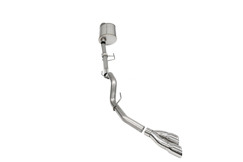 Corsa 2021-2024 Ford F-150 Regular Cab/ 8in Bed 3.5L V6 Sport Cat-Back Single Side Exit-Polished - 21163