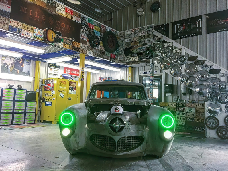 Oracle Pre-Installed Lights 7 IN. Sealed Beam - Blue Halo SEE WARRANTY - 6905-002