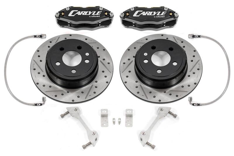 BMR 08-23 Dodge Challenger Brake Kit For 15in Conversion Black Calipers Non-Demon/Redeye - DBK110